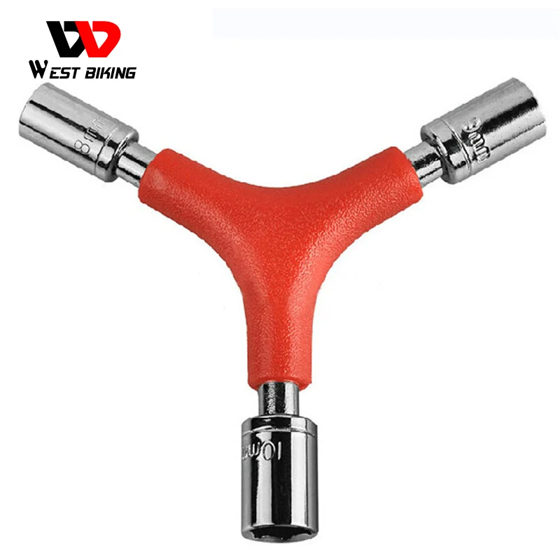 

WEST BIKING Bike Repair Tools Combination Wrench Handle Hex Socket Wrench Trigeminal Repair Mountain Cycling Bike Bicycle Wrench