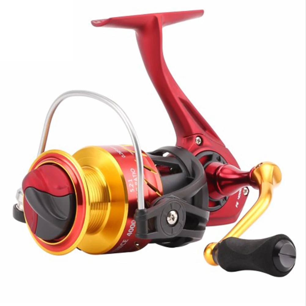 

Spinning Fishing Reel FENICE 2000 3000 4000 Carbon Drag System Wheel 5.2:1 10+1BB Aluminum CNC Spool 8/10/12KG Drag