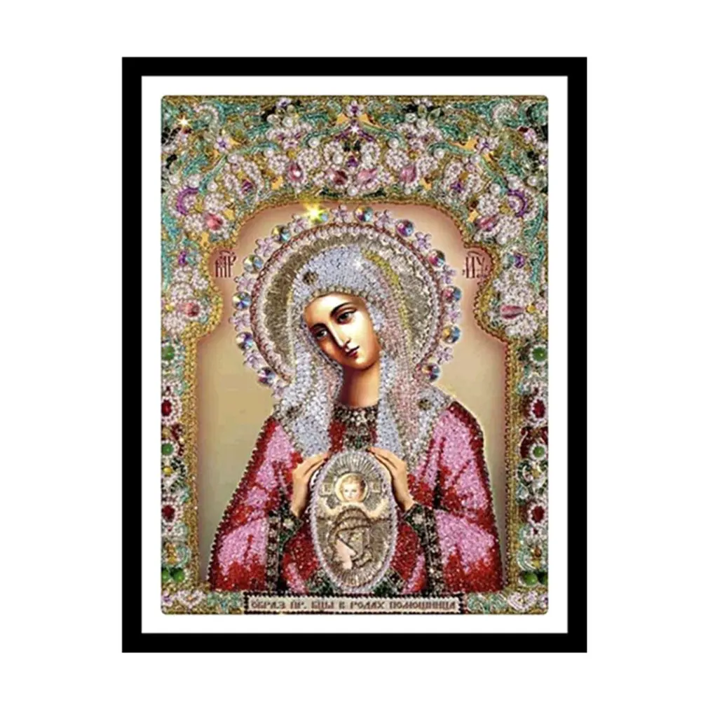 

5D Religion Diamond Painting Cross Stitch DIY Mosaic Diamond Embroidery Full Square Picture of Rhinestone