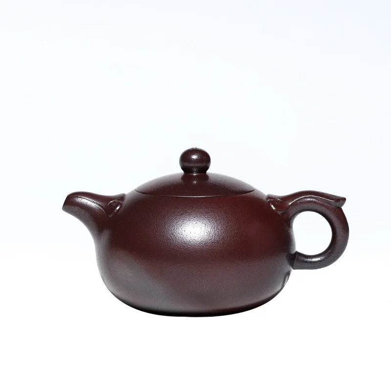

Yixing Dark-red Enameled Pottery Teapot Raw Ore Pure Full Manual Purple Ink For Imprinting Of Seals As One Wishes Xi Shi