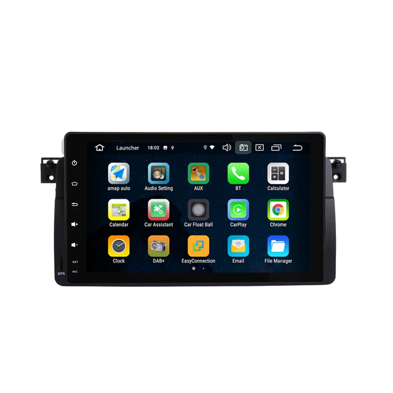 Автомобильный радиоплеер с поддержкой GPS навигации CarPlay/Phone USB Mirror link/Android авто для