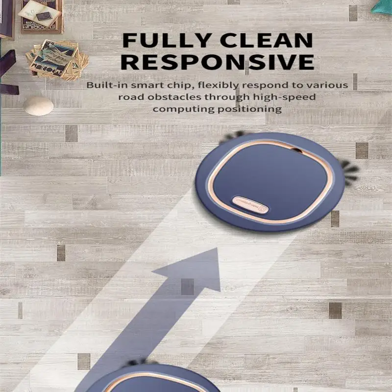 Robot Vacuum Cleaner 1200Pa Super Suction Power Silent And Ultra-thin 1200mAh Battery Sweeper Home Intelligent FOR XIAOMI | Дом и сад
