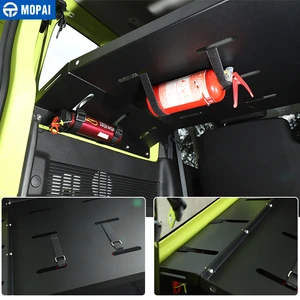 Image 2 - Задние стойки MOPAI, аксессуары для Suzuki jimny JB74, Автомобильный задний багажник, полка для хранения груза, держатель для багажа для Suzuki Jimny 2019 +
