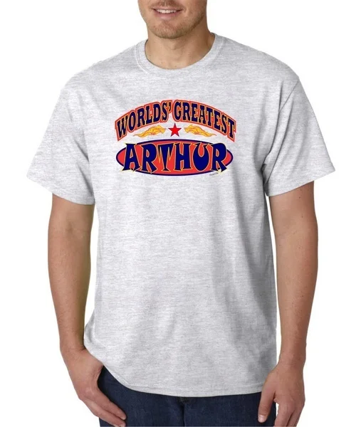 

Хлопковая футболка с названием лучшего Артура в мире