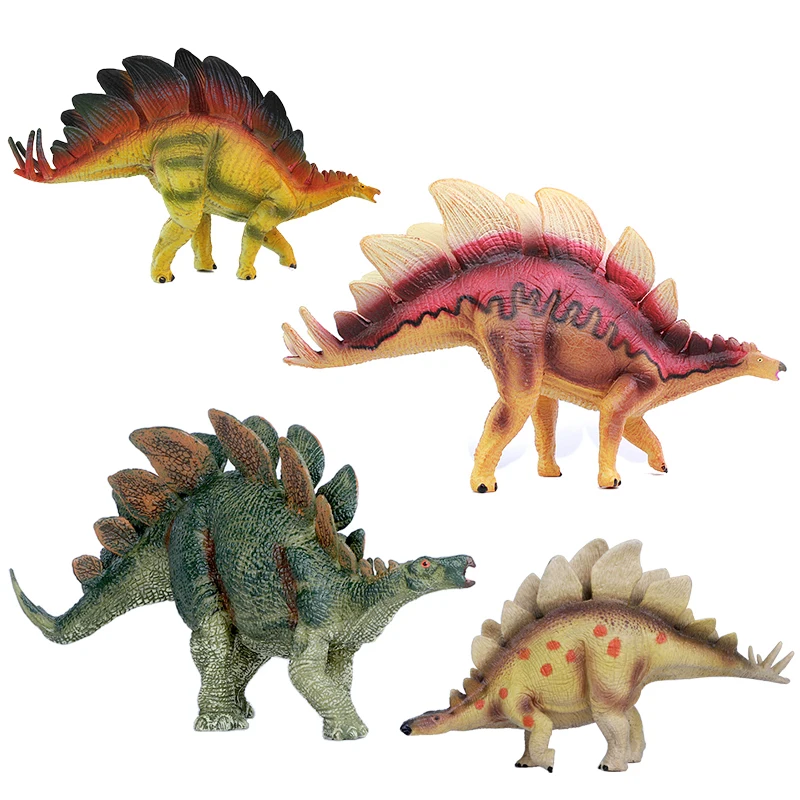 

New Jurassic Simulation Stegosaurus Dinosaur Toy Animal Model Solid Plastic Children Boy Decoration Gift Figure Model