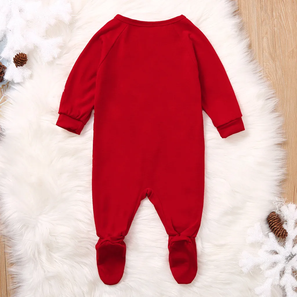 SAGACE Christamas Deerbaby/хлопковый комбинезон для маленьких мальчиков и девочек с рисунком