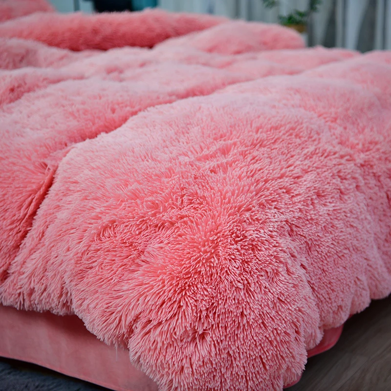 Теплое одеяло JUSTCHIC осень зима норковый кашемир + Кристальный флис AB