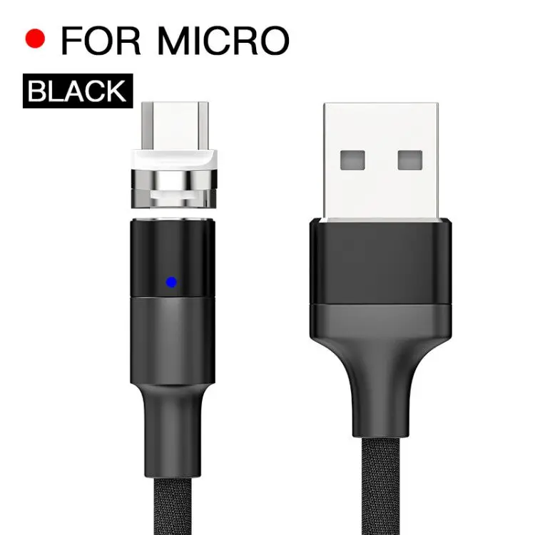 Black for Micro IHaitun роскошный Магнитный usb-кабель 3A type C для samsung QC 3,0 type C Micro Quick Charge 4,0 Fast type-C для iPhone 11 Oneplus 7 Huwei P30 Pro Samsung S10 Plus Note 10 X 8 Xiaomi 9 Redmi Note 7 - Цвет: Black for Micro