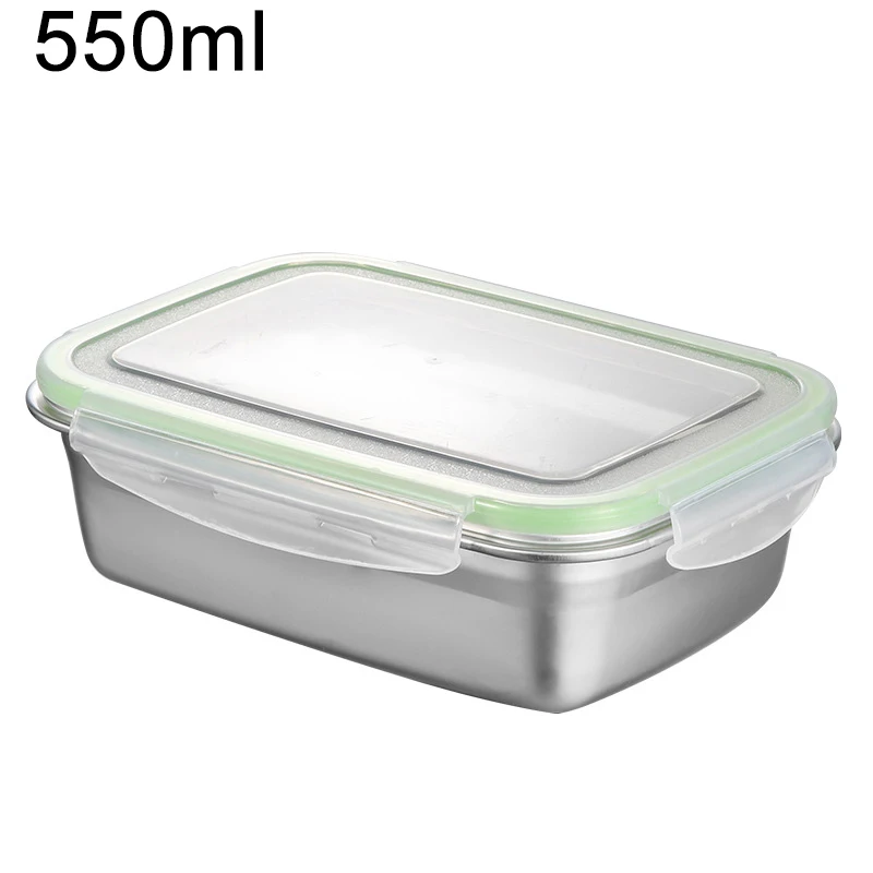 Портативный Ланч бокс из нержавеющей стали Bento школьный офисный контейнер для