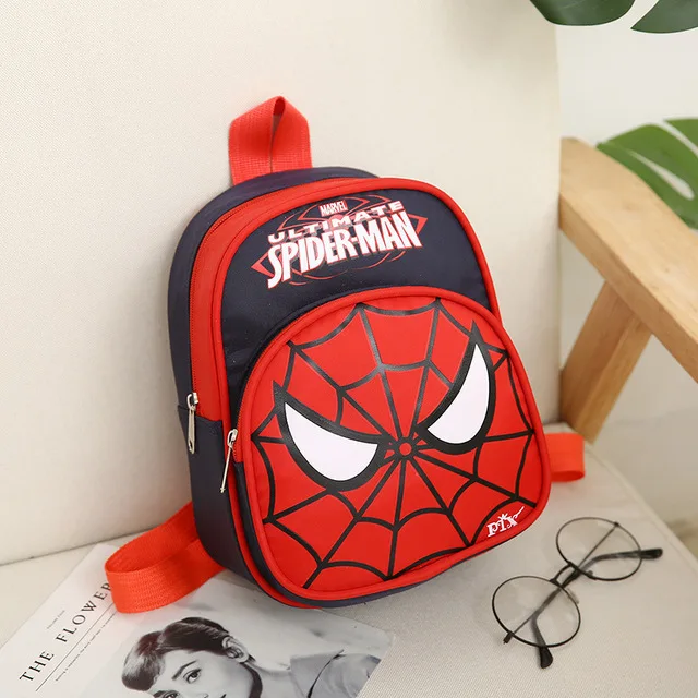 Детская школьная сумка disney, новинка, рюкзак для мальчика с человеком-пауком, аниме, мультяшная принцесса из мультфильма «Холодное сердце», школьная сумка, рюкзаки на заказ - Цвет: 18x23x12cm  S
