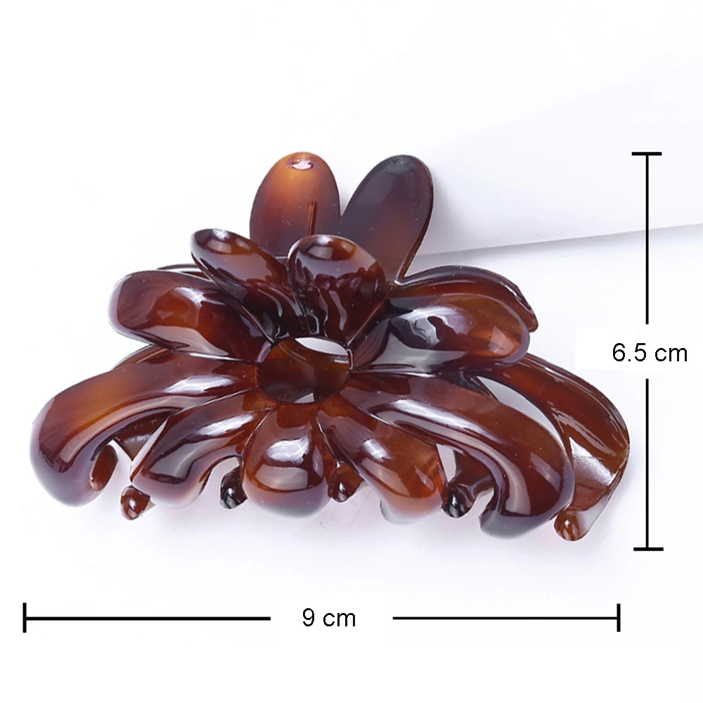 

Vintage Claw Clip Women Hair Clips Elegant Flowers Hair Barrettes Acrylic Hair Clip Hair Clips For Hair Girls Hair Accessories