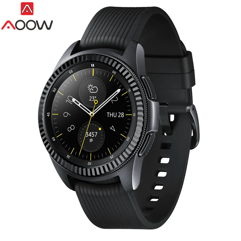 Ободок кольцо стиль для samsung Galaxy Watch 42 мм/шестерни Спорт клейкая крышка против царапин Нержавеющая сталь защита аксессуары
