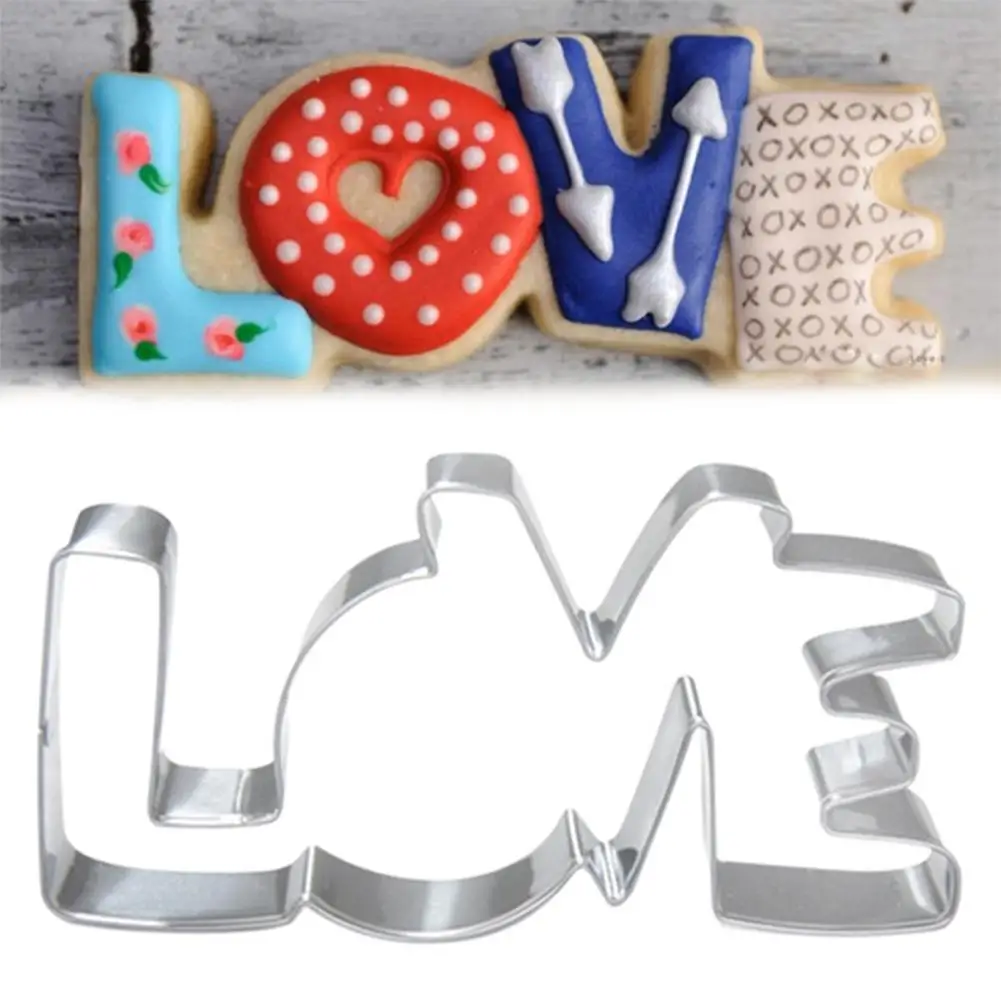 Форма для печенья love свадьба на День святого Валентина форма из нержавеющей