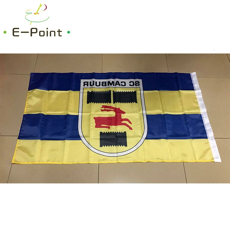 Голландский SC Cambuur Leeuwarden 3 фута* 5 футов(90*150 см) размер рождественские украшения для домашнего флага баннер подарки