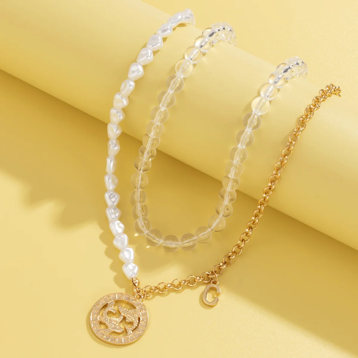

Женские рыбы кулон ожерелье для женщин золотой знак зодиака, созвездие кулон для женщин ювелирные изделия 2021 оптовая продажа