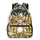 Рюкзак для девочек и мальчиков Virgo Shaka - Shaka из золотой ткани Saint Seiya, дорожные рюкзаки для подростков, школьные сумки