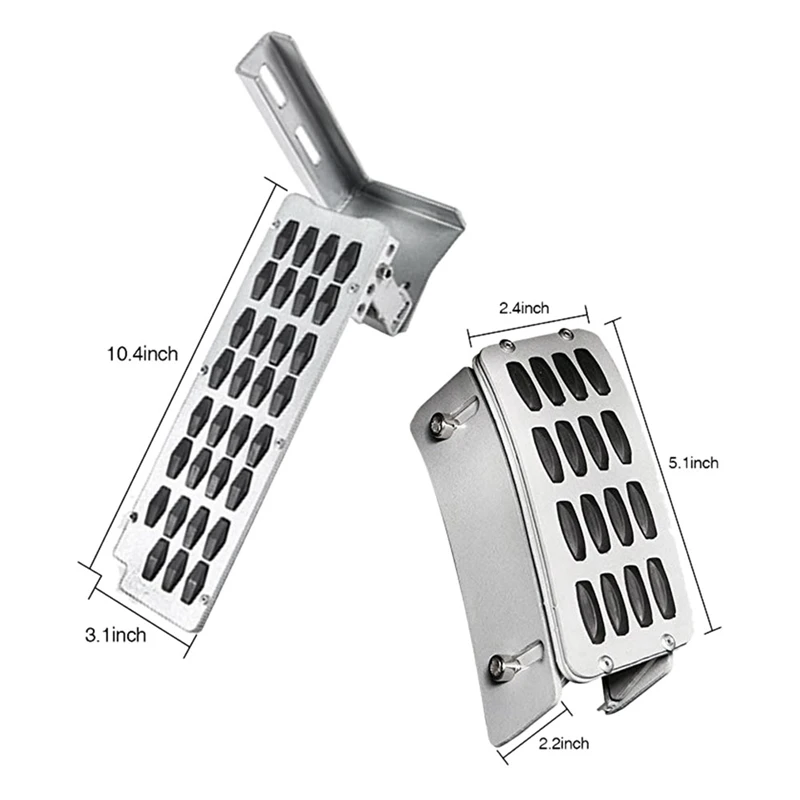 1 пара ножной упор Dead Pedal Foot Kick Panel и набор для увеличения газа Jeep Wrangler JK &amp Unlimited