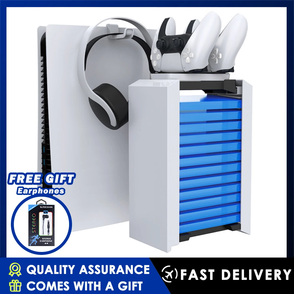 

Набор аксессуаров для PS5, контроллер, зарядное устройство, консоль, вертикальная станция для быстрой зарядки для SONY Playstation 5, диск/цифровые ак...