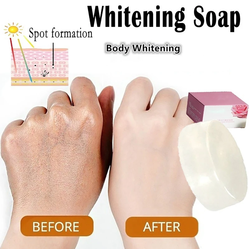 

Whitening Crystal Soap Body Care Bleaching White Skin Tender EssenceTransparent Hand Soap Soap Bleaching Oil for Dark Skin