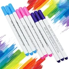 Ручка автоматическая Водорастворимая для вышивки крестом, перо 1 мм, чернила синего, фиолетового, розового цветов сделай сам, многофункциональная, 1-5 шт.