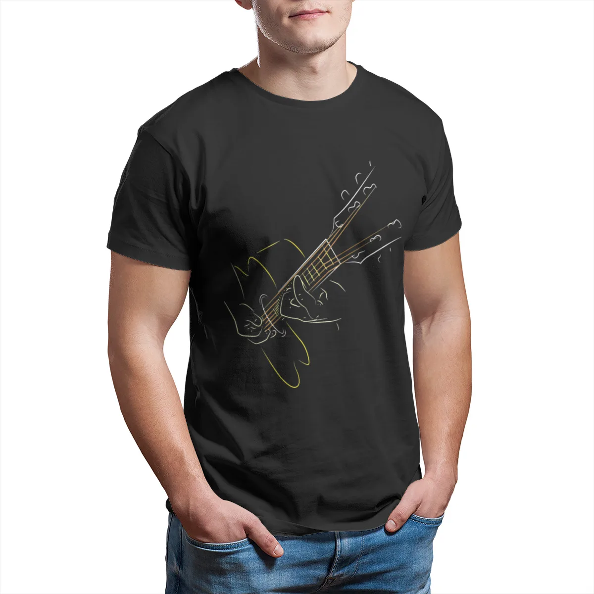 

Playing Acoustic Guitar New 2021 Harajuku Boy pride Men Clothing 137187