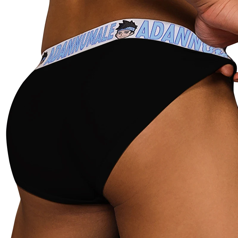 Трусы ADANNU мужские с мультяшным принтом пикантные шорты из чесаного хлопка без