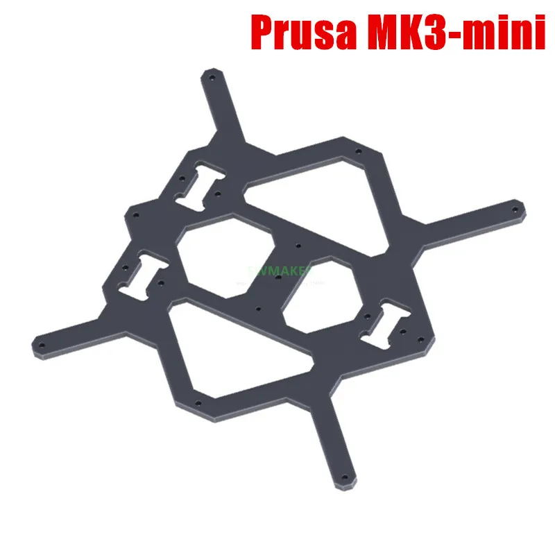 Алюминиевый композитный каркас Prusa i3 MK3 mini 6 мм опорная плита с подогревом