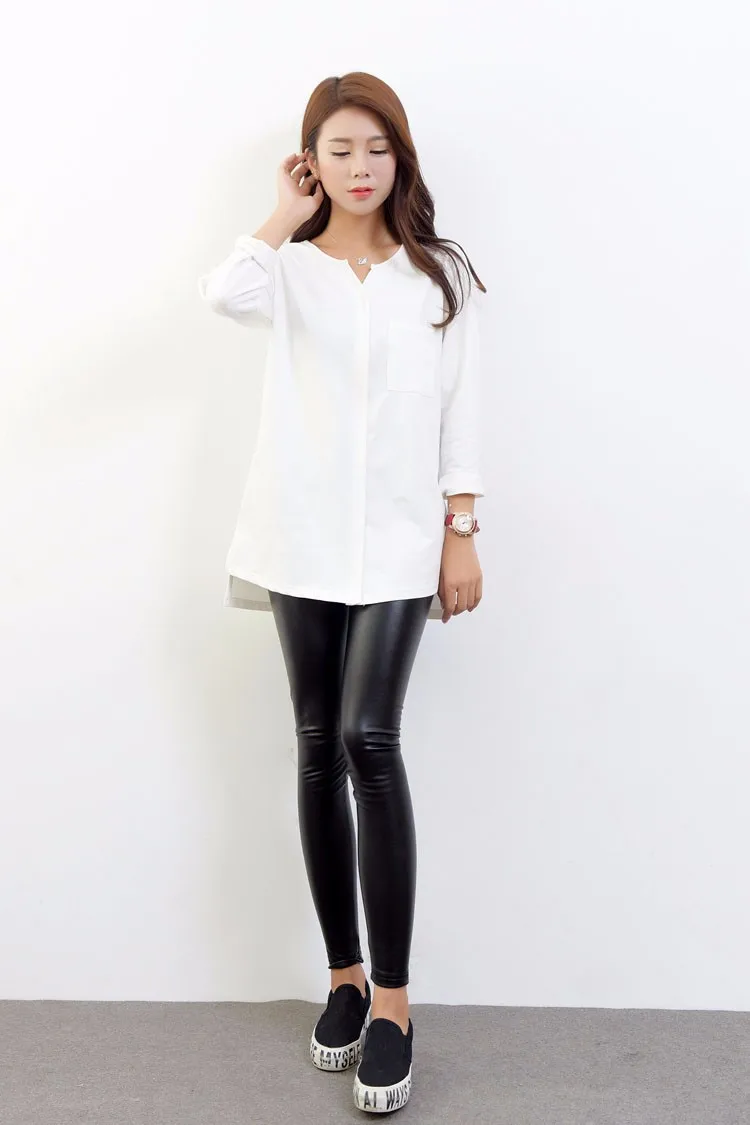 Сезон весна осень Женские все матч свободные пуловеры с длинными рукавами