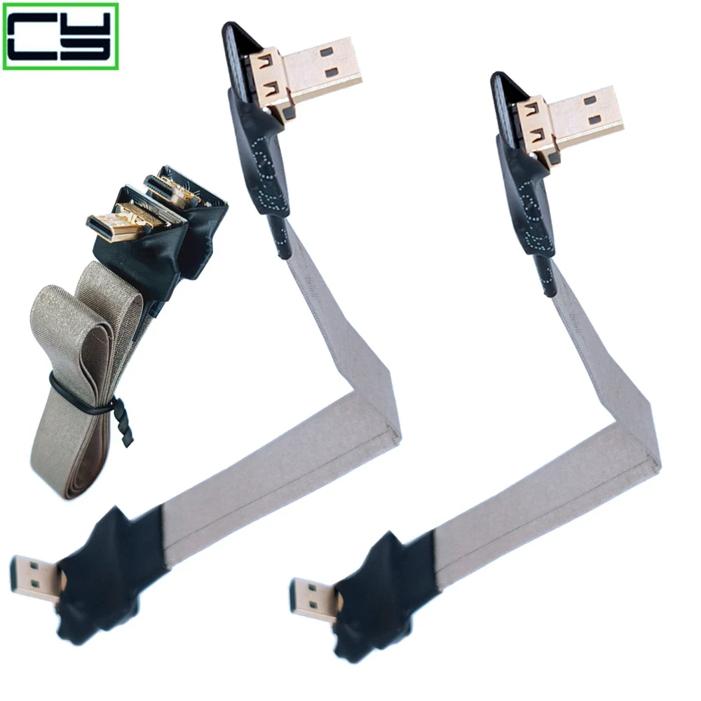 Адаптер 1080P Micro HDMI совместимый с кабелем удлинитель кабеля штырь гнездо конвертер