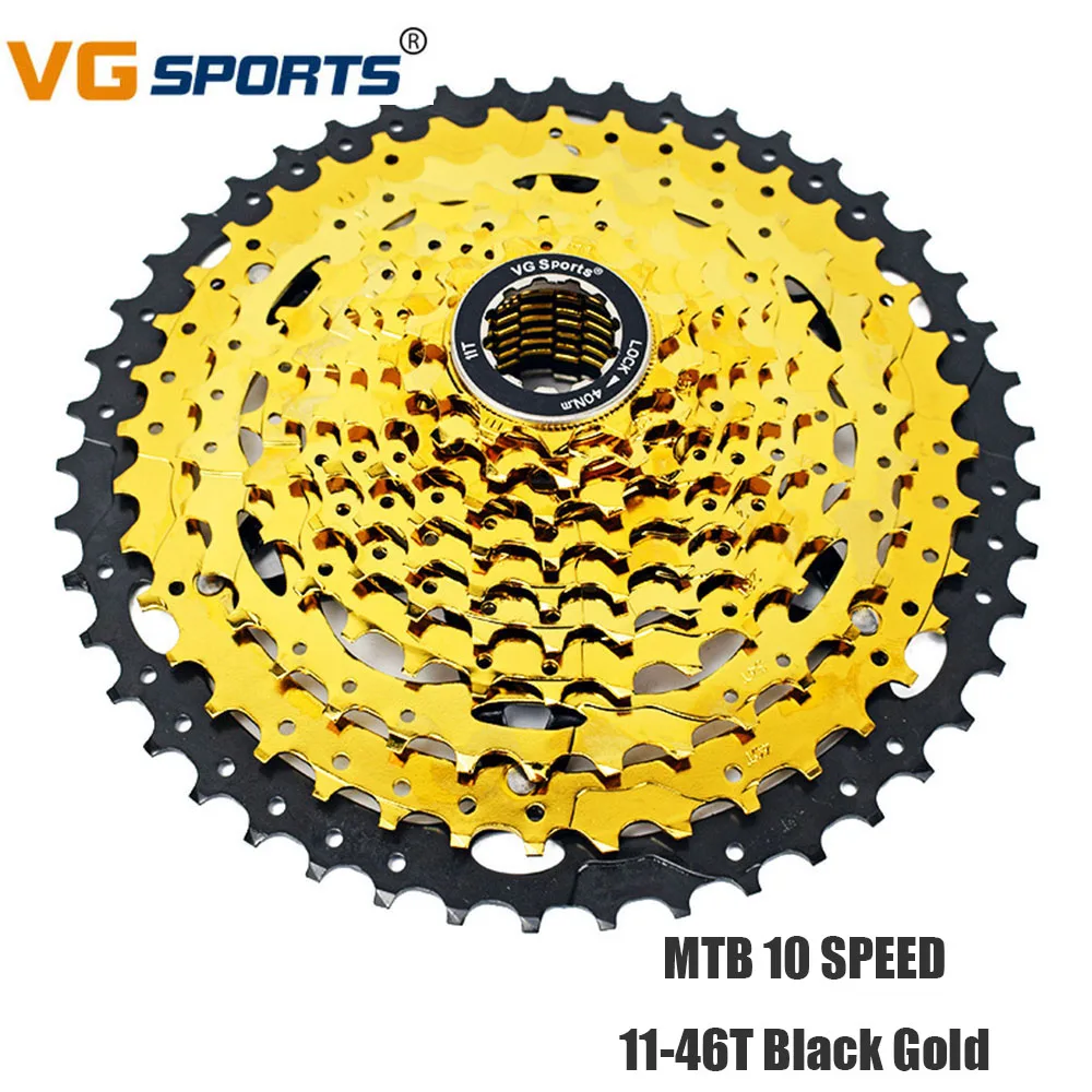 Кассета MTB велосипед Звездочка шоссейный велосипед Freewheel 10 велоцидада 46 т cog cdg маховик 10 в 10 скоростей 11-46 т для Shimano Sram VG Sports