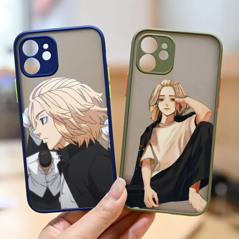 

Japan anime Tokyo Revengers Phone Case matte transparent For iphone 7 8 11 12 13 plus mini x xs xr pro max cover