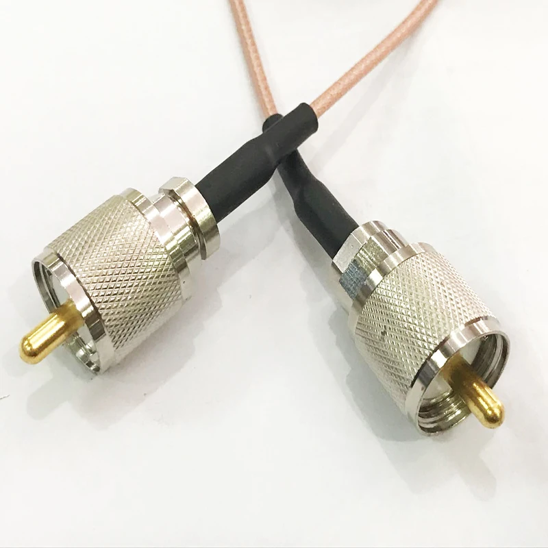 Длинный штекер UHF PL259 к RG316 для автомобильной мобильной радиоантенны 1 м 3 5 10 кабель