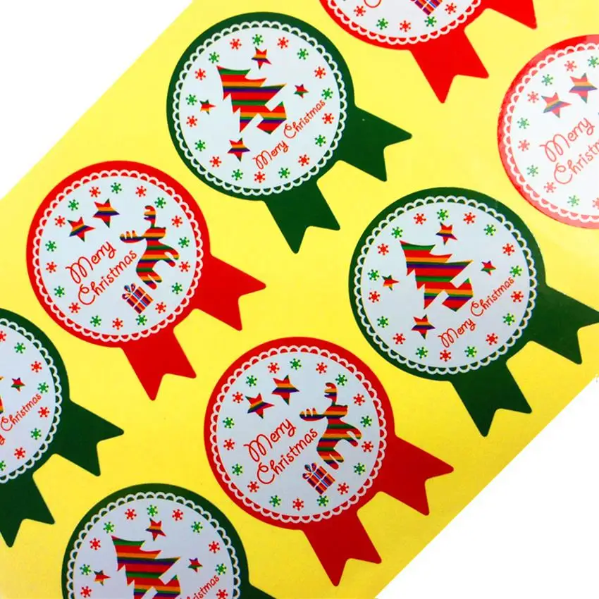 80 шт./лот новый красный зеленый веселая Рождественская елка и олень