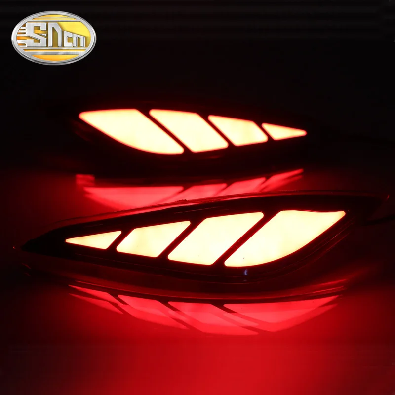 SNCN 2 шт Многофункциональный Светодиодный отражатель задний противотуманный