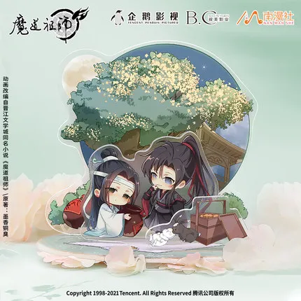 

Grandmaster of Demonic Cultivation MDZS Lan Wangji Wei Wuxian Night Ver. Acrylic Figure Stand Figure Kids Collection Toy 470