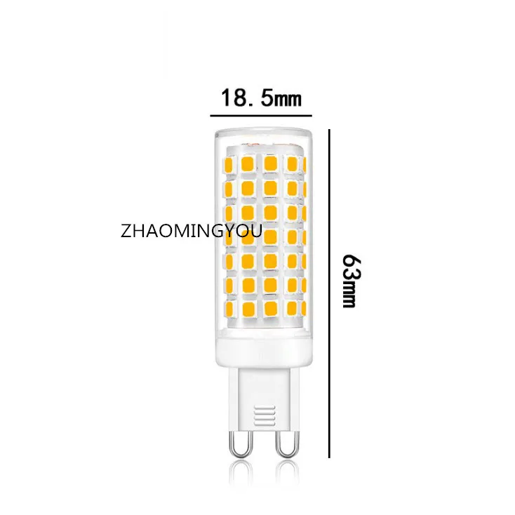 Вы затемняемый без мерцания G9 10 Вт Светодиодный светильник AC 220 В 88 светодиодный S