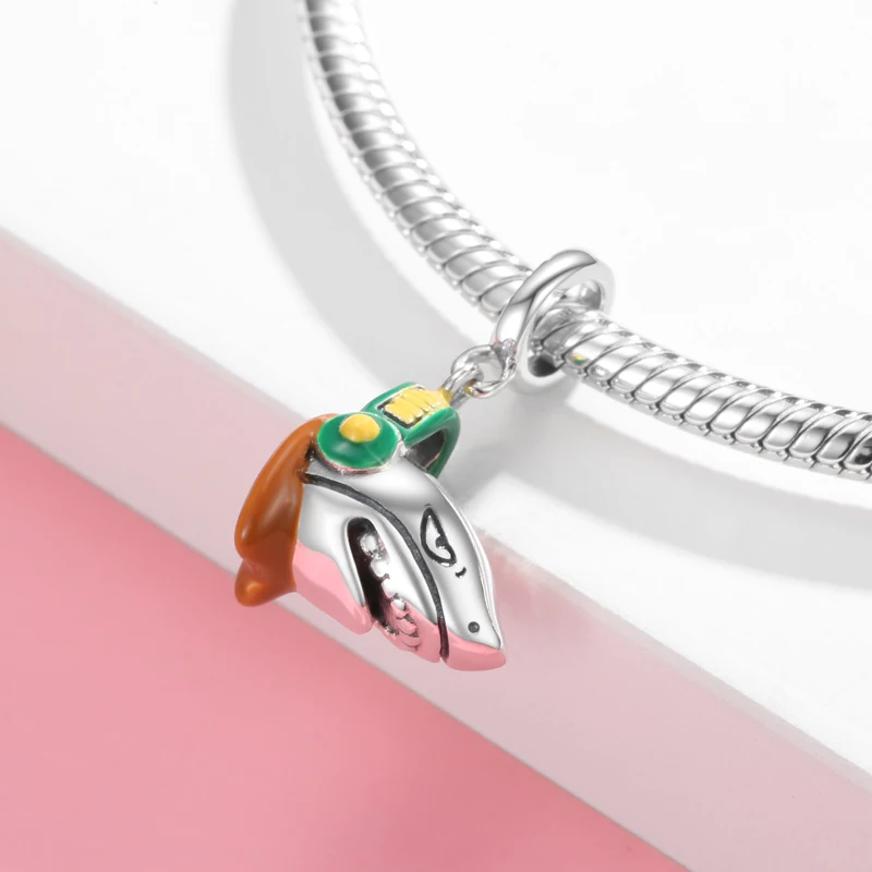 rock stil schädel elektrische gitarre beth mikrofon 925 sterling silber charms diy fit original europäischen charme armband machen free glob