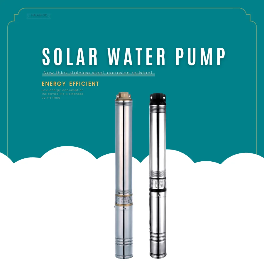 Погружной Бесщеточный насос для глубокого скважины с солнечной батареей 24 В