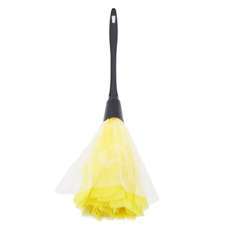 

Multicolor Feather Duster Anti Static Dust Brush Black Plastic Handle Dusters For Computer Window Home Cleaning Tools