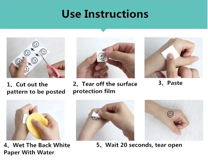 Kawaii стикер игрушки для детей красочное яйцо пасхальное животное тату s