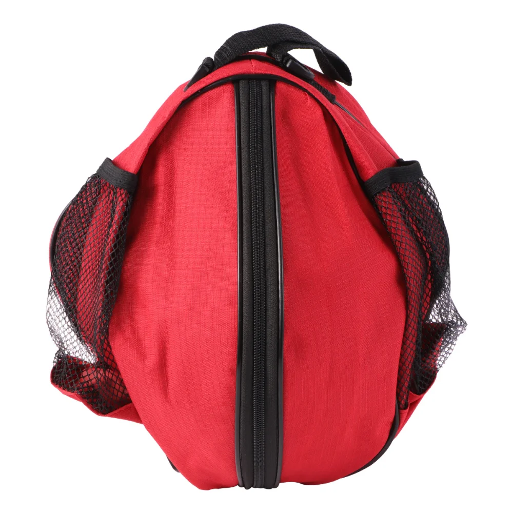 

Soccer Balls Storage Bag Drawstring PVC Zippered Bag 23-24cm Basketball Storage Pouch Shoulder Bag for Sports Game (Blue)