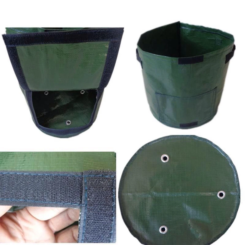 

35*45cm Plant Grow Bags Home Garden Potato Pot Greenhouse Vegetable Growing Bags Moisturizing Vertical Garden Bag Seedling