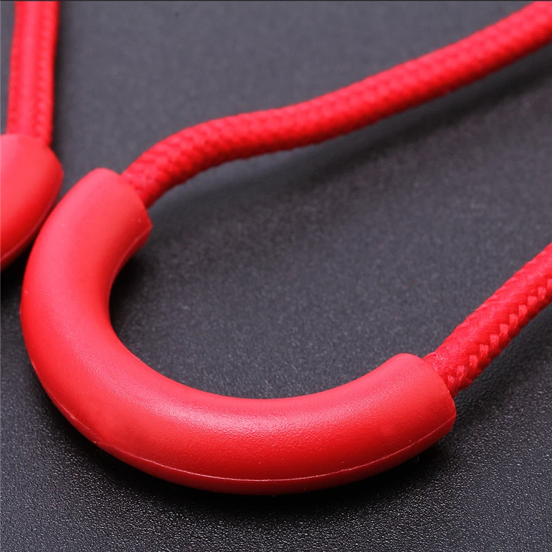 20 шт./лот головка застежки-молнии u-образный цветной шнур на молнии Натяжной ремень несколько цветов открытый молния аксессуары