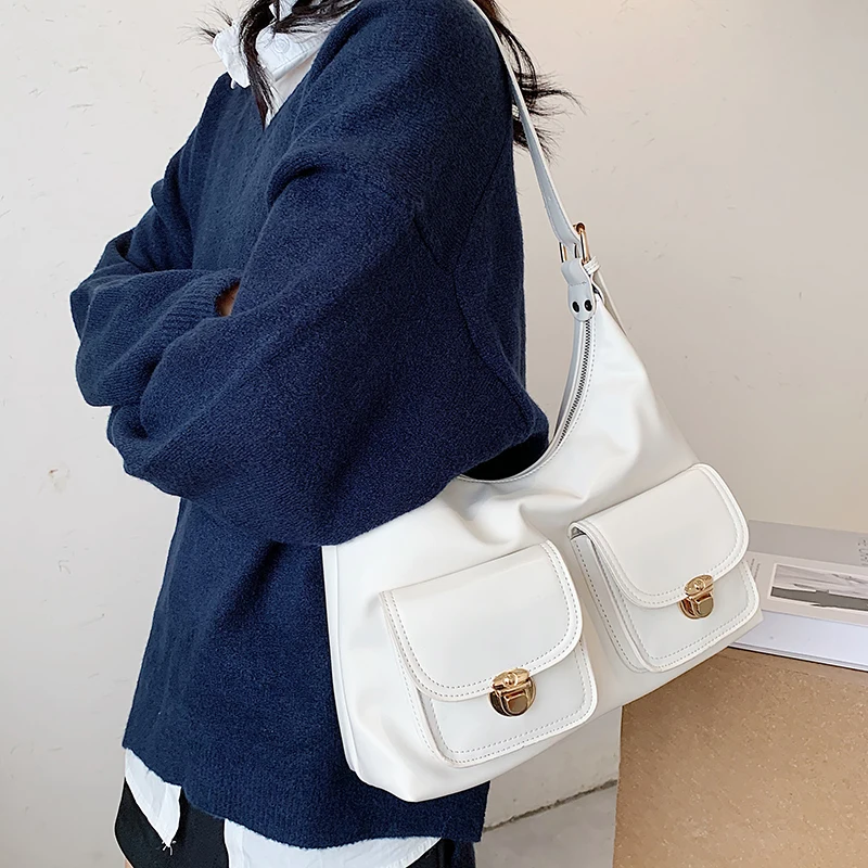 Модная кожаная сумка на плечо большая модель 2020 высококачественные роскошные