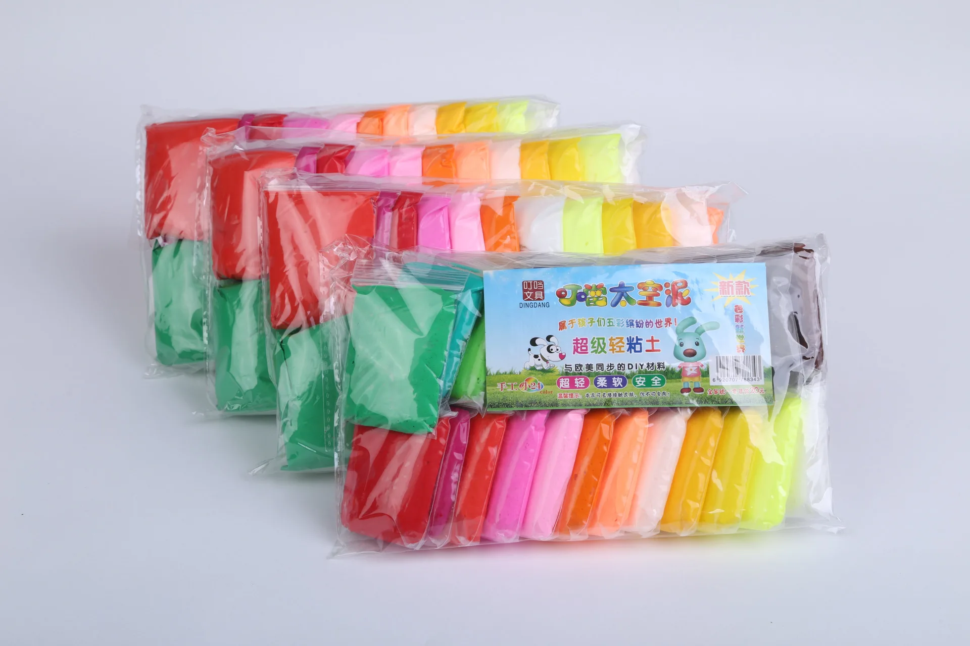 big24color 36 шт./компл. супер легкая глина слизь поставки Play Doh мягкая глина набор лизунов пушистый легкий мягкий пластилин облако клейкие аксессуары игрушки слаймы слайм шармики для слаймов клей для слаймов лизун - Color: big24color