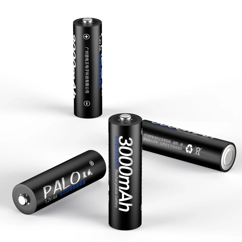 Зарядное устройство PALO aa для аккумуляторов 1 2 в aaa ni-MH ni-cd 18650 зарядное с 20 шт.