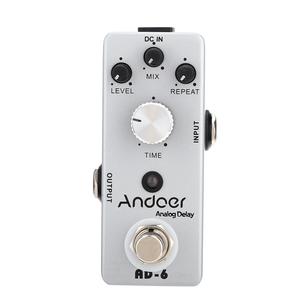 

Andoer TC-31 AD-6 аналоговые гитарные педали с эффектом Delay оригинальный байпасс