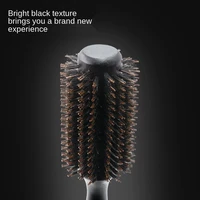 hair salon professional bristles curly hair comb curly hair comb straight hair inner buckle pear flower cylinder wooden comb