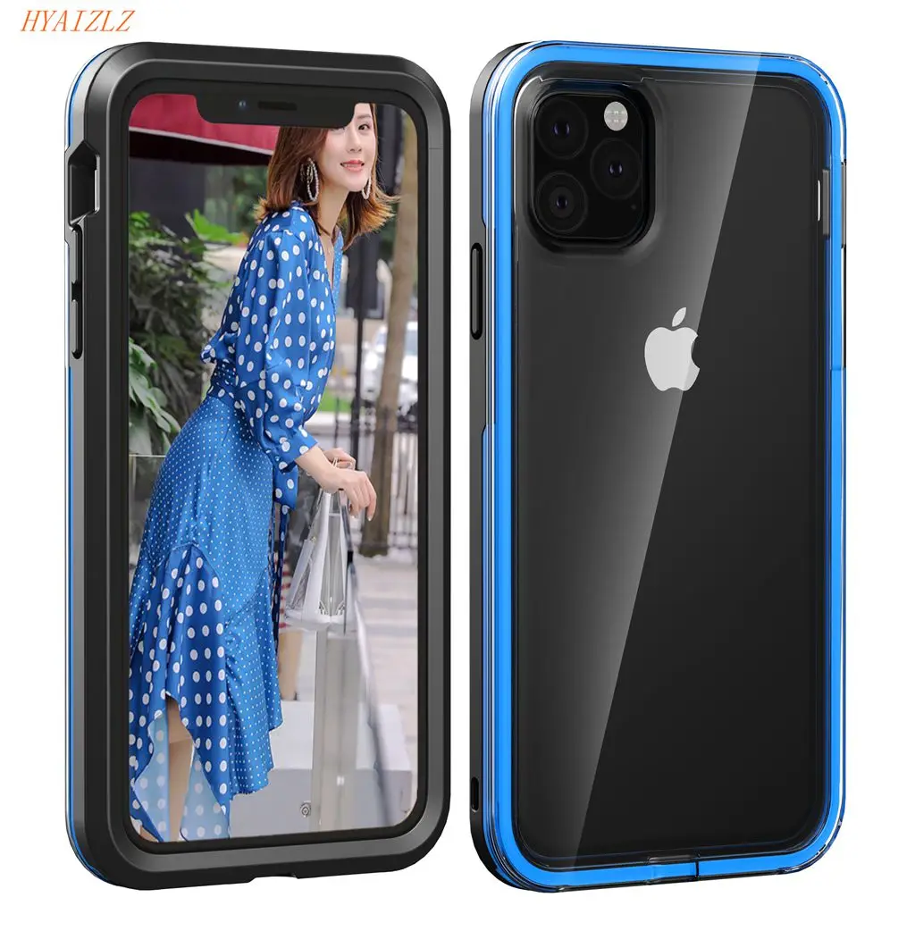 Чехол для iPhone 11 Pro Max однотонный комбинированный чехол из ТПУ и поликарбоната