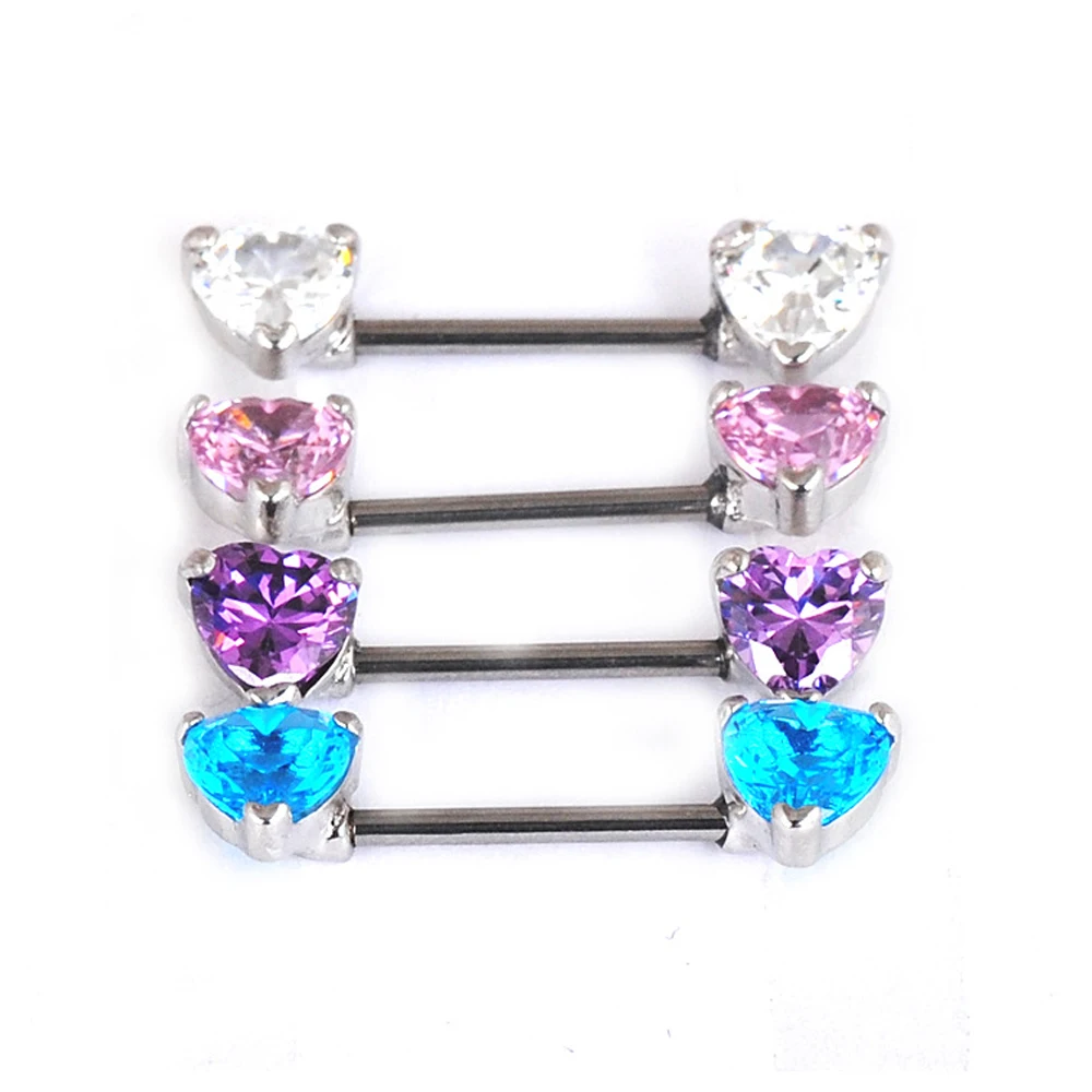 1 шт. инкрустированное циркониевое кольцо для сосков пирсинг Септум промышленная